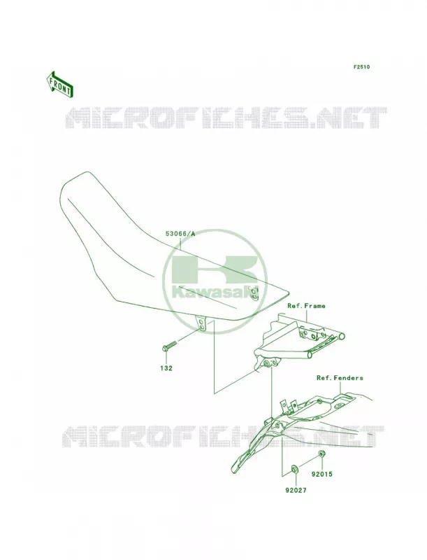 Seat Kawasaki MOTOS 140 2011 KLX140  KLX140ABF