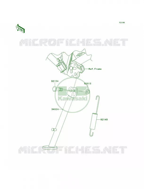 Stands Kawasaki MOTOS 140 2011 KLX140  KLX140ABF
