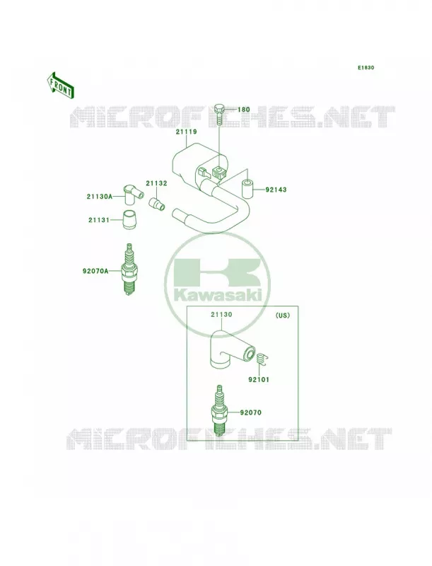 Ignition System Kawasaki MOTOS 100 1997 KE100  KE100-B16