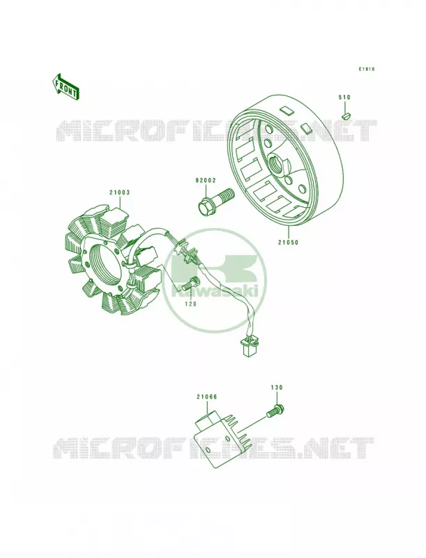 Generator Kawasaki MOTOS 250 1994 KLR250  KL250-D11