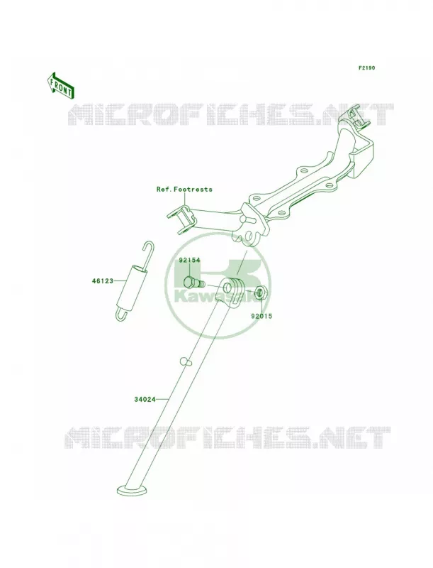Stands Kawasaki MOTOS 110 2010 KLX110L  KLX110DAF