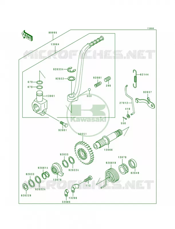 Optional Parts Kawasaki MOTOS 650 1990 Tengai  KL650-B2