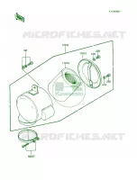 Air Filter pour Kawasaki KE100 1988