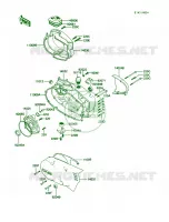 Engine Cover pour Kawasaki KE100 1988