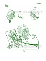Generator pour Kawasaki KE100 1988