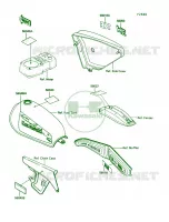 Label pour Kawasaki KE100 1988