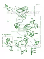 Meter pour Kawasaki KE100 1988