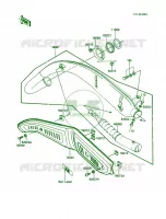 Muffler pour Kawasaki KE100 1988