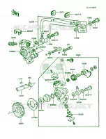 Oil Pump pour Kawasaki KE100 1988