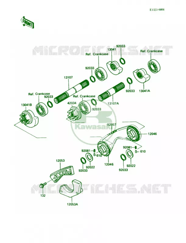 Balancer Kawasaki MOTOS 250 1988 KLR250  KL250-D5
