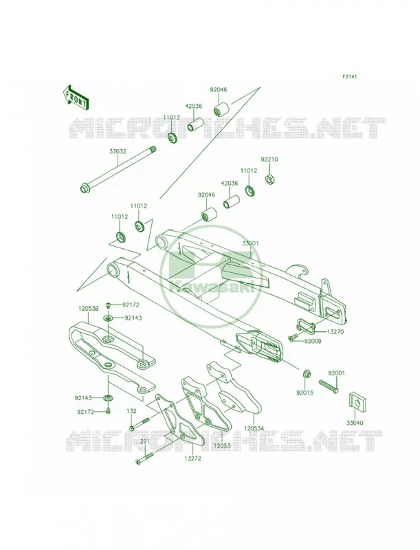 Swingarm Kawasaki MOTOS 85 2015 KX85  KX85CFF
