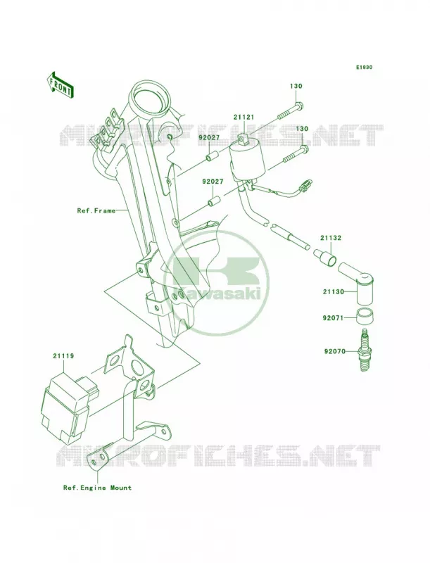 Ignition System Kawasaki MOTOS 140 2010 KLX140L  KLX140BAF