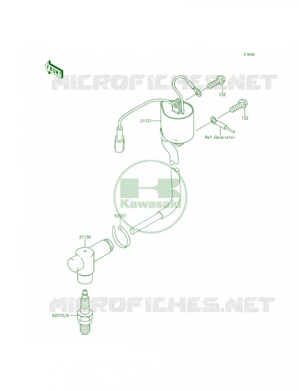 Ignition System Kawasaki MOTOS 100 2014 KX100  KX100FEF