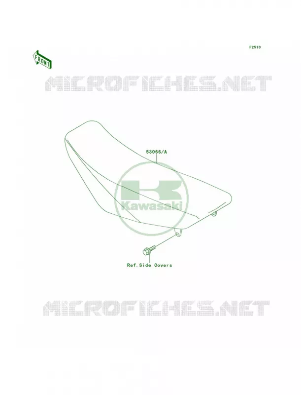 Seat Kawasaki MOTOS 100 2013 KX100  KX100DDF