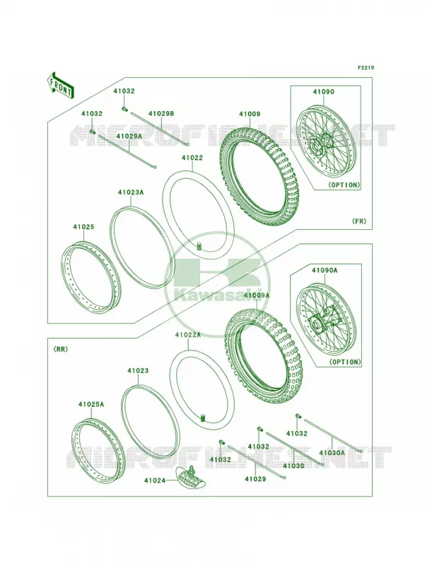 WheelsTires Kawasaki MOTOS 85 2013 KX85  KX85ADF