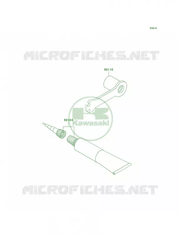 Owner's Tools Kawasaki MOTOS 65 2013 KX65   KX65ADF