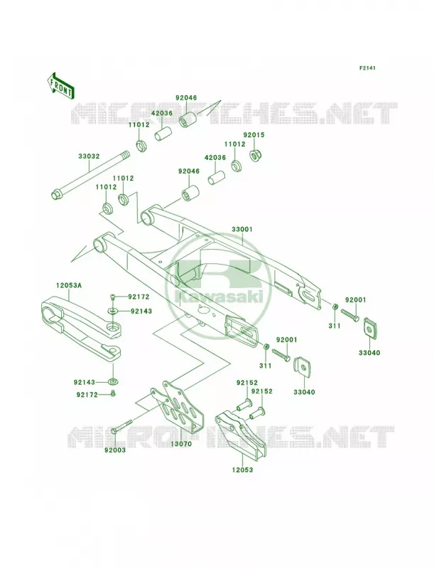Swingarm Kawasaki MOTOS 65 2013 KX65   KX65ADF