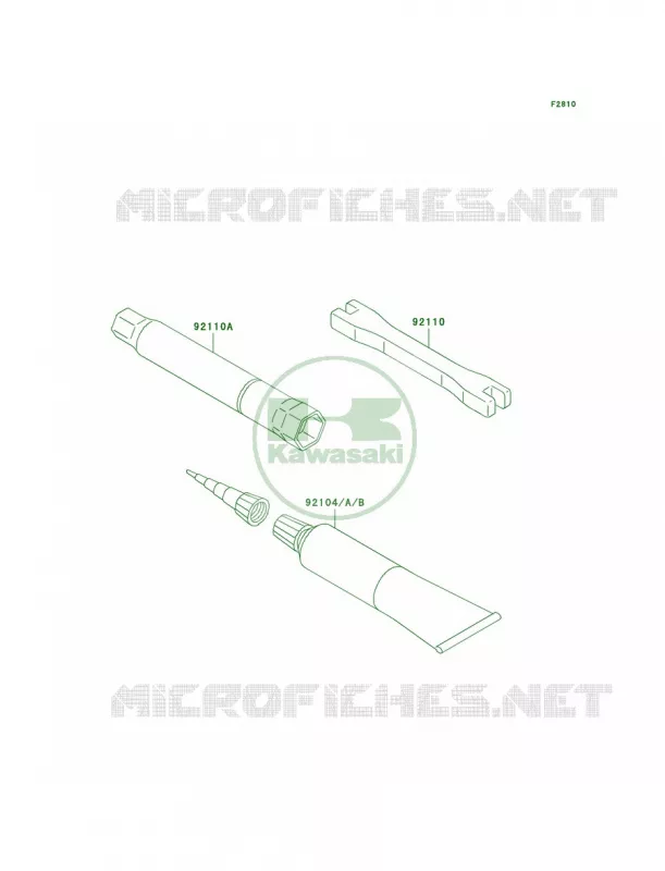 Owner's Tools Kawasaki MOTOS 450 2011 KX450F  KX450EBF