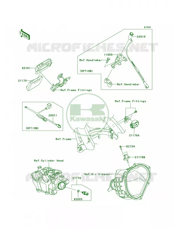 Fuel Injection Kawasaki MOTOS 250 2011 KX250F  KX250YBF