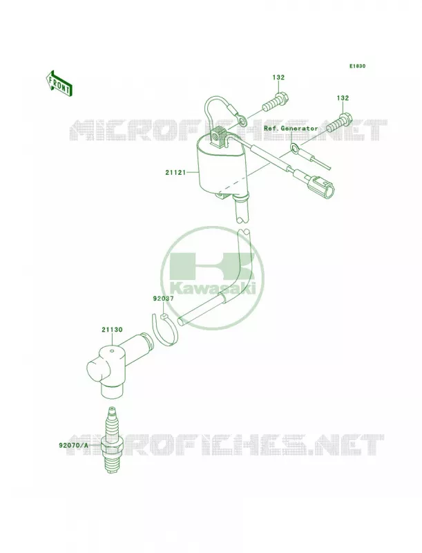 Ignition System Kawasaki MOTOS 85 2010 KX85  KX85AAF