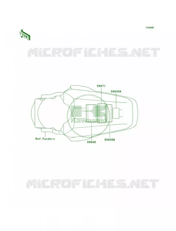 LabelsD9FA Kawasaki MOTOS 100 2007 KX100  KX100D7F
