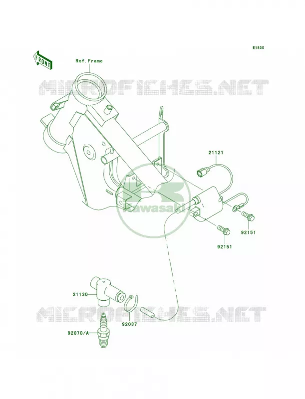 Ignition System Kawasaki MOTOS 65 2007 KX65  KX65A7F