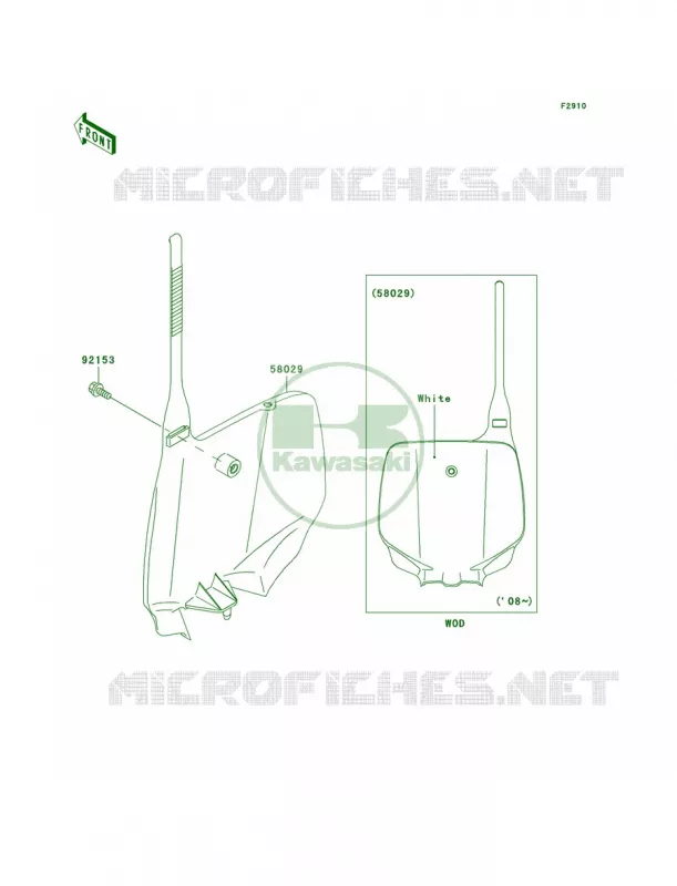 Accessory Kawasaki MOTOS 100 2006 KX100  KX100D6F