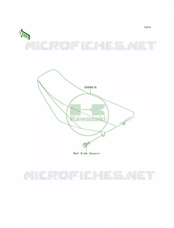 Seat Kawasaki MOTOS 100 2006 KX100  KX100D6F