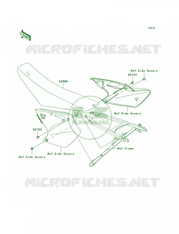 Seat Kawasaki MOTOS 250 2006 KX250F  KX250T6F