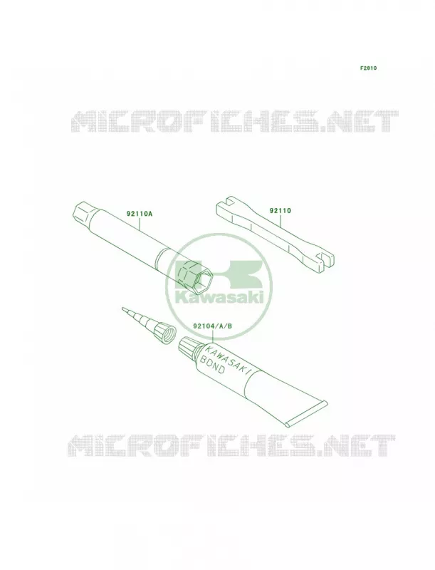 Owner's Tools Kawasaki MOTOS 450 2006 KX450F  KX450D6F