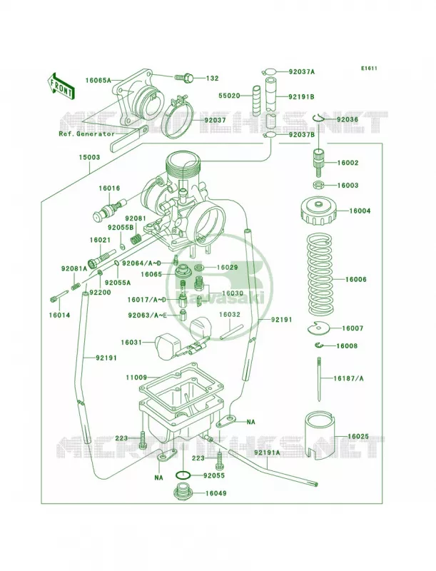 Carburetor Kawasaki MOTOS 65 2005 KX65  KX65-A6