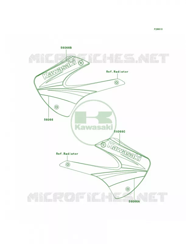DecalsA4 Kawasaki MOTOS 85 2005 KX85  KX85-A5