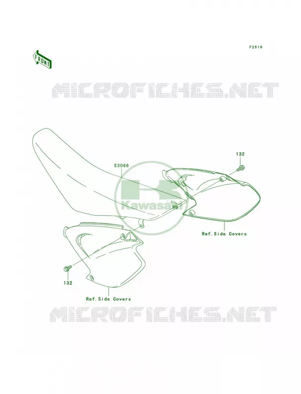 Seat Kawasaki MOTOS 125 2004 KX125  KX125-M2