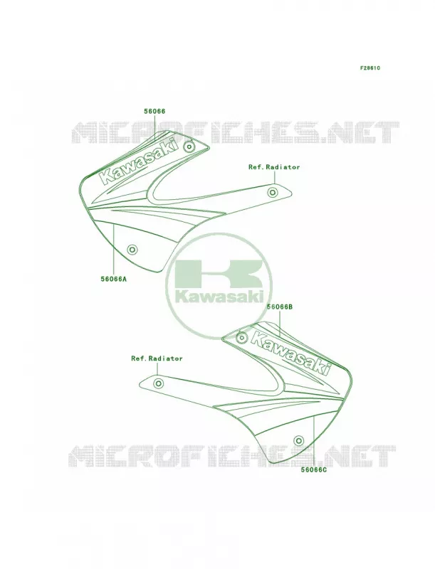 DecalsD4 Kawasaki MOTOS 100 2003 KX100  KX100-D3