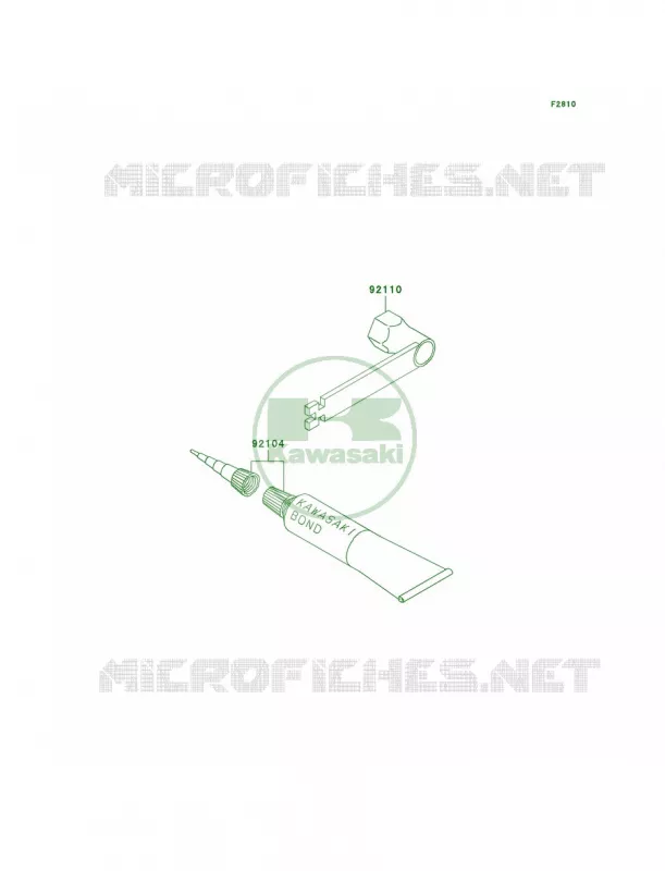 Owner's Tools Kawasaki MOTOS 60 2003 KX60  KX60-B19