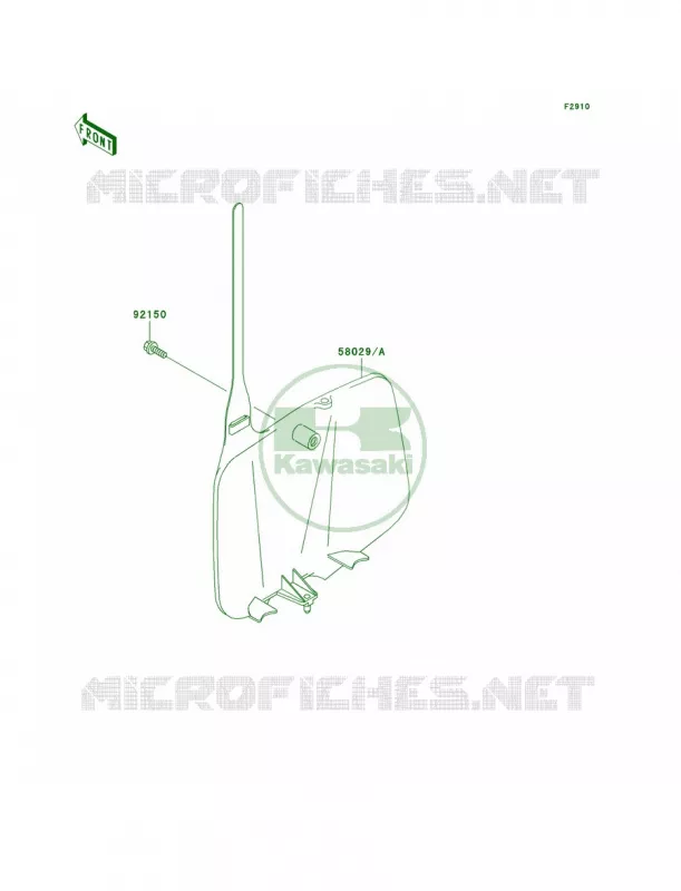 Accessory Kawasaki MOTOS 65 2003 KX65  KX65-A4