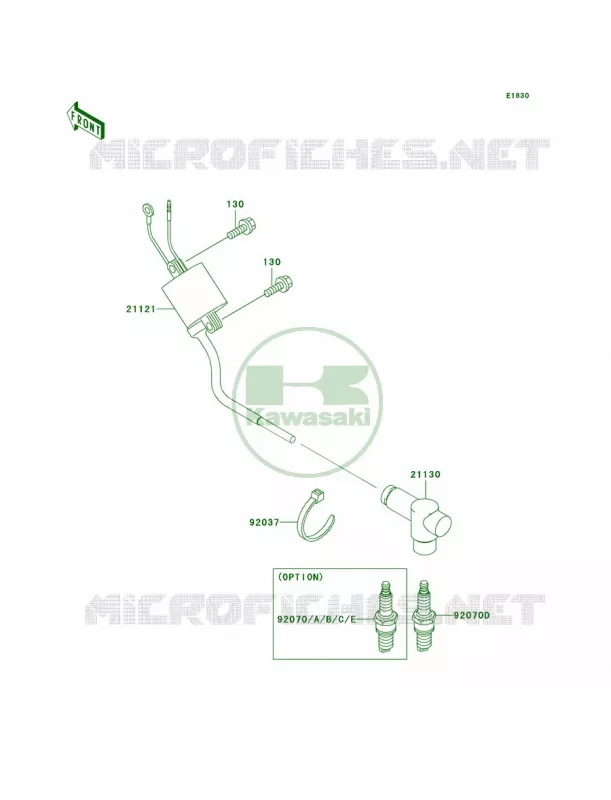Ignition System Kawasaki MOTOS 250 2002 KX250  KX250-L4