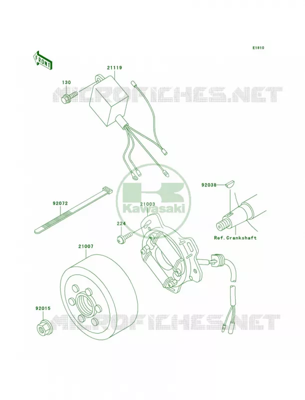 Generator Kawasaki MOTOS 60 2002 KX60  KX60-B18