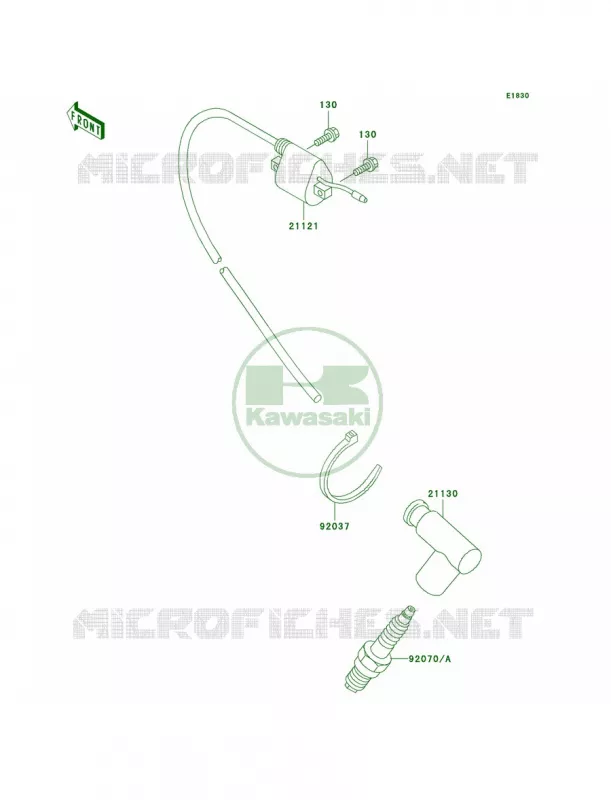 Ignition System Kawasaki MOTOS 60 2002 KX60  KX60-B18