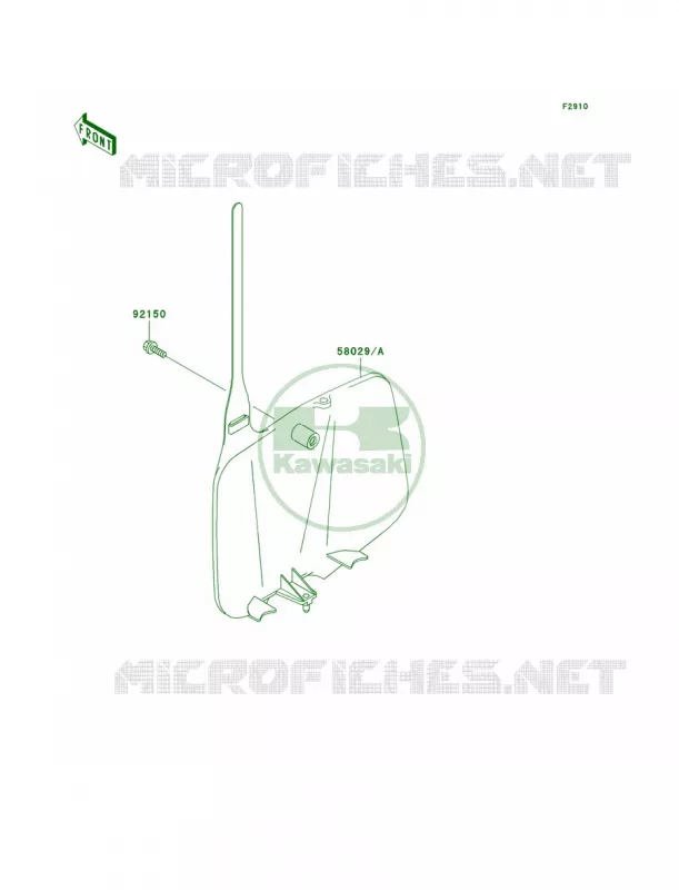 Accessory Kawasaki MOTOS 65 2002 KX65  KX65-A3