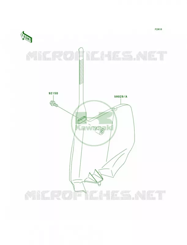 Accessory Kawasaki MOTOS 85 2002 KX85  KX85-A2