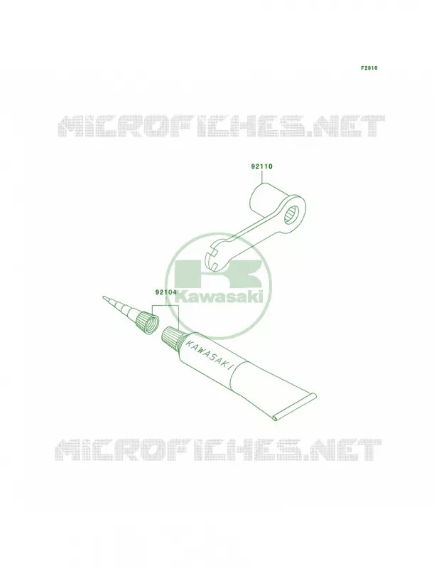 Owner's Tools Kawasaki MOTOS 85 2002 KX85  KX85-A2