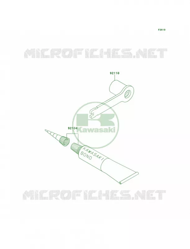 Owner's Tools Kawasaki MOTOS 125 2001 KX125  KX125-L3
