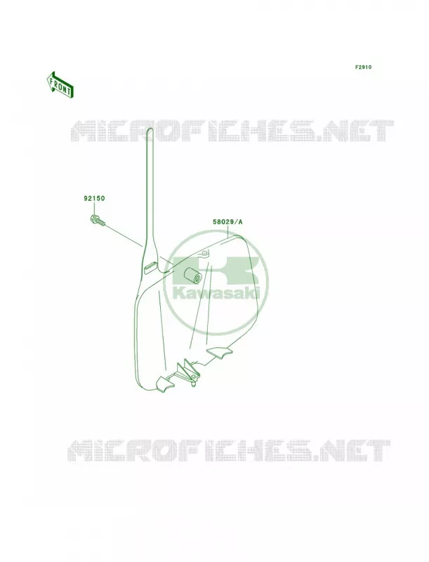 Accessory Kawasaki MOTOS 65 2000 KX65  KX65-A1