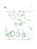 Air Cleaner pour Kawasaki KX500 1999