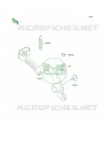 Brake Pedal pour Kawasaki KX500 1999
