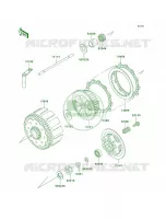 Clutch pour Kawasaki KX500 1999