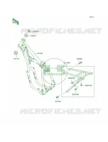Frame pour Kawasaki KX500 1999