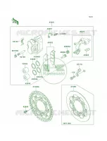 Front Brake pour Kawasaki KX500 1999