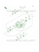 Front Hub pour Kawasaki KX500 1999